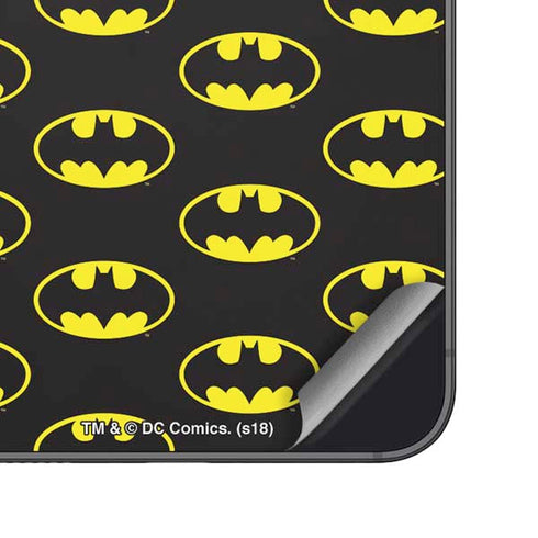 DC Comics Batman Logo All Over Print Galaxy S25 Skin